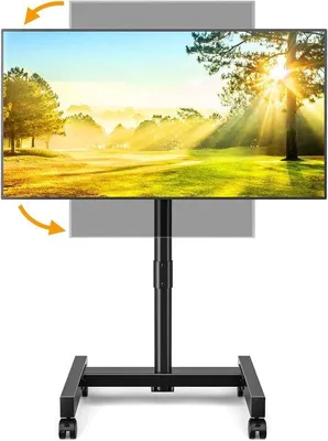 Produktbild von TV-Wagen für 13-50 Zoll, kipp- und drehbar, höhenverstellbar