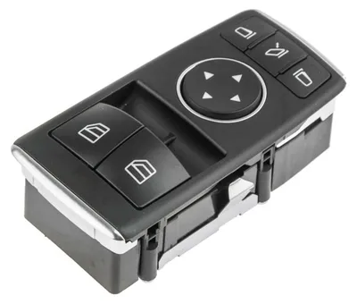 Productafbeelding van Ruitbedieningsschakelaar (hoofdschakelaar) met spiegelverstelling, geschikt voor Mercedes C-klasse Coupé C204