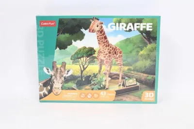 Image de Cubic Fun 3D puzzle Animaux Girafe 08578