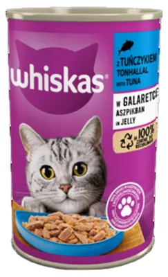 Produktbild von Whiskas Adult Für Katzen Thunfisch In Gallarette 400G