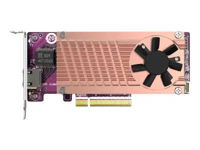 Produktbild von QNAP QM2-2P10G1TB - Speicher-Controller - M.2 - PCIe 3.0 x4 (NVMe)