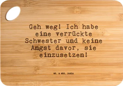 Produktbild von Mr. & Mrs. Panda Brett Geh weg! Ich habe... - Transparent - Geschenk, Frühstücksbrett, Freundin, Schwester, Zitat, Familie, Spruch Geschenke, holzschneidebrett, Holzbrett