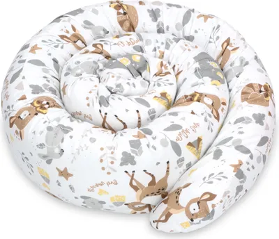 Produktbild von Seitenschläferkissen Bettschlange Body Pillow 200 cm Baumwolle - Kopfkissen lang Bettrolle Schlafkissen Nackenrolle Hirsch