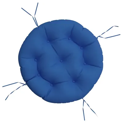 Immagine prodotto di vidaXL Cuscino rotondo blu reale Ø 60 x11 cm Tessuto Oxford