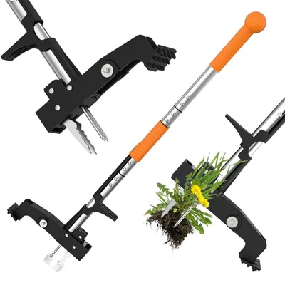 Obrázok produktu pre Omgoods – Ergonomický odstraňovač burín so 4 pazúrmi a dlhou rukoväťou