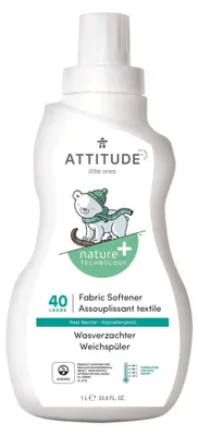 Productafbeelding van ATTITUDE Baby Wasverzachter - Perensap voor Zachte Babykleding