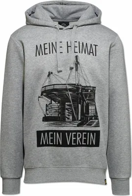 Produktbild von Borussia Dortmund Herren-Hoodie MHMV grau  Gr. M