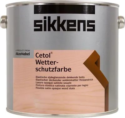 Produktbild von Sikkens Cetol Wetterschutzfarbe 2,5l, weiss