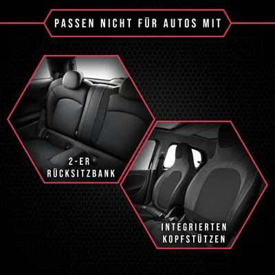 Produktbild von Autositzbezüge Universal Schonbezüge Sitzauflage PKW Schonbezug Kunstleder Grau
