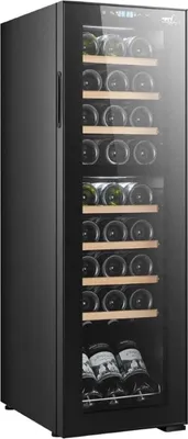 Produktbild von Melchioni Vermentino 27 C Dual Weinkühler mit Kompressor Freistehend Schwarz 27 Flasche(n)