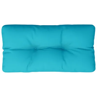 Produktbild von vidaXL Palettenkissen Türkis 70x40x12 cm Stoff
