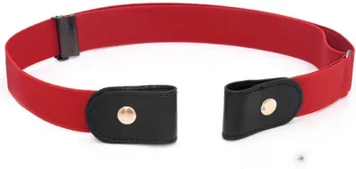 Immagine prodotto di CHPN – Cintura elastica – Cintura senza fibbia – Cintura blu – Cintura elasticizzata – Elasticizzato – Rosso – Universale – Taglia unica – Cintura senza fibbia