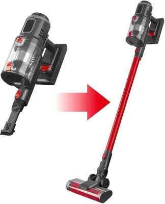Produktbild von MAXXMEE Akku-Zyklon-Staubsauger LED Power Control Passt Saugkraft der Verschmutzung an Hand- und Bodenstaubsauger Akkulaufzeit bis zu 60 Minuten