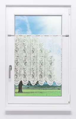 Produktbild von Scheibengardine Lysel - Ranke (Bx H) 176cm * 60cm Beige/hellbeige