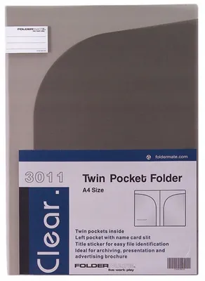 Produktbild von Interdruk Folder Twin A4 Dokumenten-Organizer Schwarz