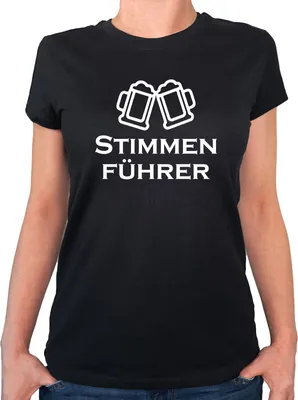 Produktbild von Huuraa Damen T-Shirt Stimmenführer Spielmanszug XS Black Bio Baumwolle Fairtrade Damenshirt Geschenkidee
