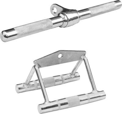 Produktbild von Sporttrend 24 - Seilzug Set Parallelgriff breit + Bizeps Trizeps Stange