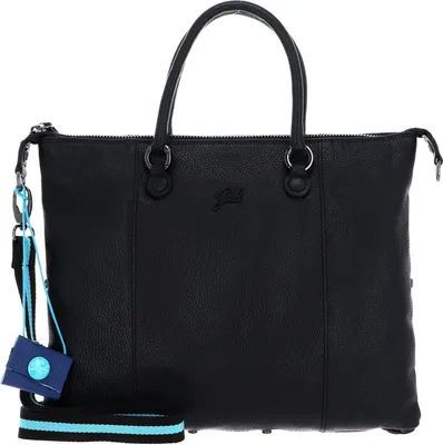Produktbild von Gabs Leder Schultertasche G3 Plus TG Bull Black Shoulder Bag Nero schwarz