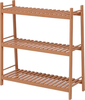 Produktbild von Happy Home Happy Home Pflanzenregal mit 3 Ablagen WPS03-HOL Holz