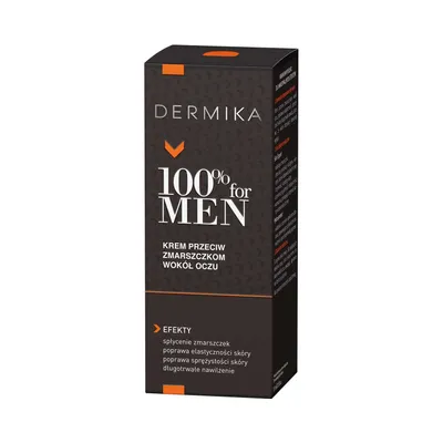 Zdjęcie produktu dla Dermika_100% For Men Eye Cream Krem Przeciw Zmarszczkom Wokół Oczu 15Ml