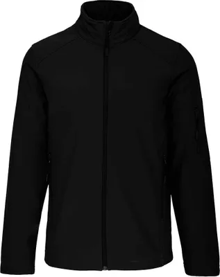 Produktbild von Kariban Herren Soft Shell Jacke PC3824 (L) (Schwarz)