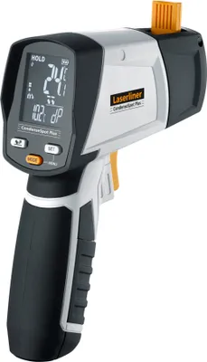 Obrázok produktu pre Laserliner CondenseSpot Plus, F, °C, -40 - 365 °C, Čierna, Biela, 1 °C, Obdĺžnikový, AA