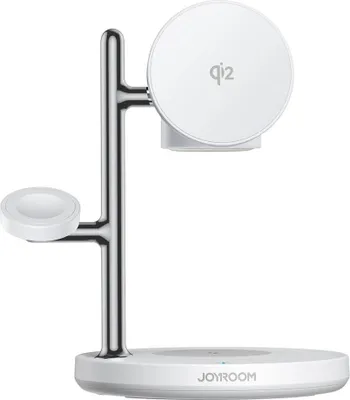 Obrázok produktu pre Bezdrôtová nabíjačka Joyroom Desktop 4 v 1 Qi2 - biela