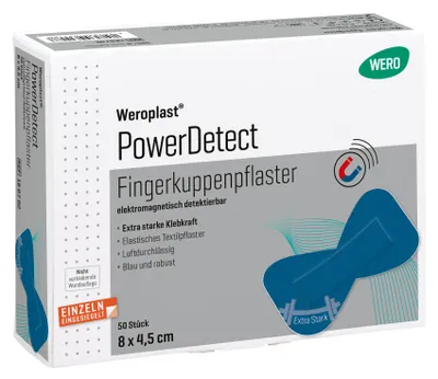 Produktbild von Weroplast PowerDetect Fingerkuppenpflaster, 50 Stk/Pkg