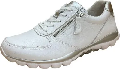 Produktbild von Gabor Comfort Sneaker Low - Weiß Glattleder Größe: 41 Normal