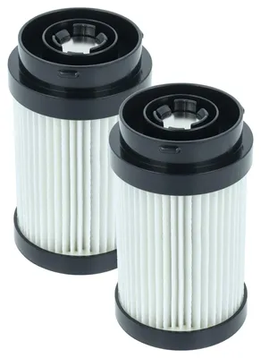 Produktbild von vhbw 2 Staubsaugerfilter kompatibel mit Kärcher VC 6, VC 7 Staubsauger - HEPA-Filter Schwarz Weiß