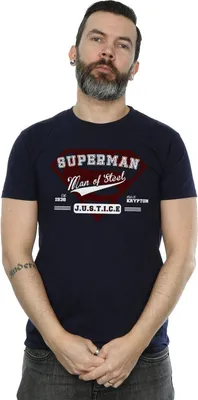 Obrázek produktu pro Superman - pánské tričko BI1464 (L) (Námořnická modrá)