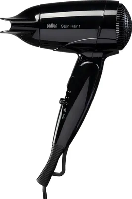 Produktbild von Satin Hair 1 Style&Go Haartrockner, Föhn mit Stylingdüse, klappbar, HD130