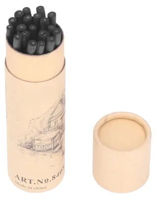 Obrázok produktu pre 20 kusov uhlíkových ceruziek, ktoré hladko píšu a kreslia, v luxusnom balení, mäkké ceruzky na skicovanie a umeleckú tvorbu