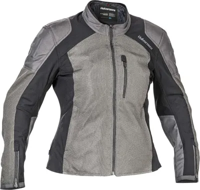 Produktbild von Halvarssons Arvika Damen Motorrad Textiljacke, grau/schwarz, 40