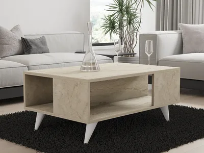 Produktbild von Skye Decor, Yuka - Travertine, Couchtische, Travertin, 90 x 39,5 x 60 cm