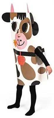 Image de Deguisement sackanimo vache 3/6 ans - janod - 02863