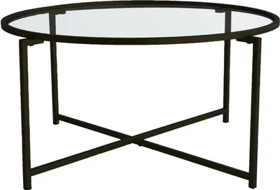 Produktbild von Ecaterina - Couchtisch, 83x82x40h cm Schwarz, Rechteckige Form