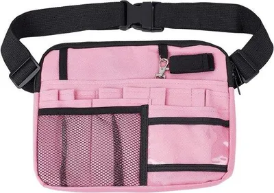 Immagine prodotto di Borsa da infermiera rosa con porta nastro e diverse tasche