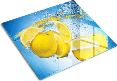 Produktbild von Glasplatte zum Schutz der Kochfläche – Abdeckung für die Kochplatte – Abdeckung für Induktionskochfelder – 60x52 cm – Einfache Reinigung – Gehärtetes Glas – Zitronenwasser