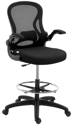 Image de Chaise de dessin Vinsetto, chaise de bureau réglable en hauteur, chaise pivotante ergonomique