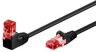 Zdjęcie produktu dla Goobay 51513, 0,25 m, Cat6, U/UTP (UTP), RJ-45, RJ-45, Czarny
