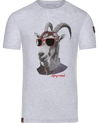 Produktbild von Almgwand Herren T-Shirt Oisbergalm Beige M