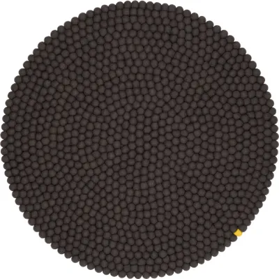Produktbild von Big One Filzkugelteppich Rund ø 250 cm Anthrazit