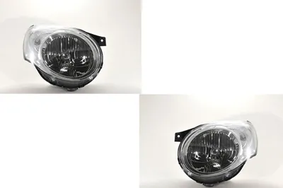 Productafbeelding van Johns, halogeen koplampen, geschikt voor Kia Picanto, modeljaar 01/08-. Set bestaande uit een linker- en een rechterkoplamp, type H4