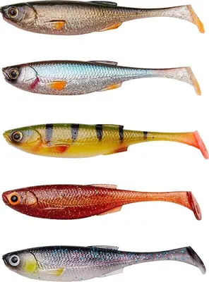 Produktbild von Savage Gear Craft Shad - 5 Gummifische, Größe / Gewicht / Farbe:7.2cm / 2.6g / Clear Water Mix