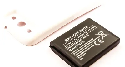 Zdjęcie produktu dla Bateria do Samsunga Galaxy S3, litowo-jonowa, 3,7 V, 3300 mAh, biała.