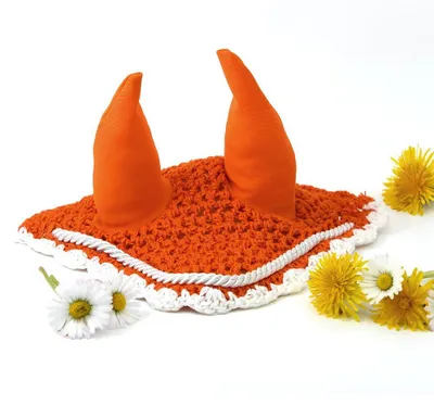 Productafbeelding van Oranje hoed voor hobbypaard