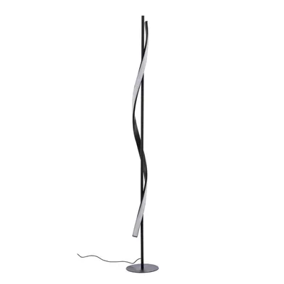 Produktbild von Lindby LED-Stehleuchte Munja, schwarz, Metall, dimmbar