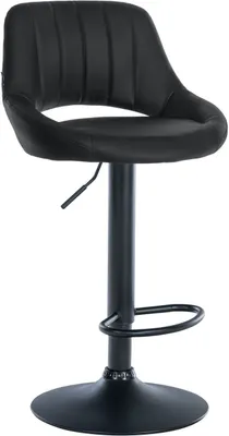Produktbild von Barhocker Milet Kunstleder schwarz schwarz