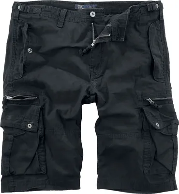 Immagine prodotto di Pantaloncini Vintage Industries Gandor, colore nero, taglia XL